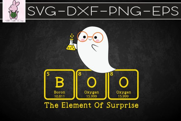 Boo Chemistry Element of Surprise SVG: Graphics for Crafts & Playful Branding