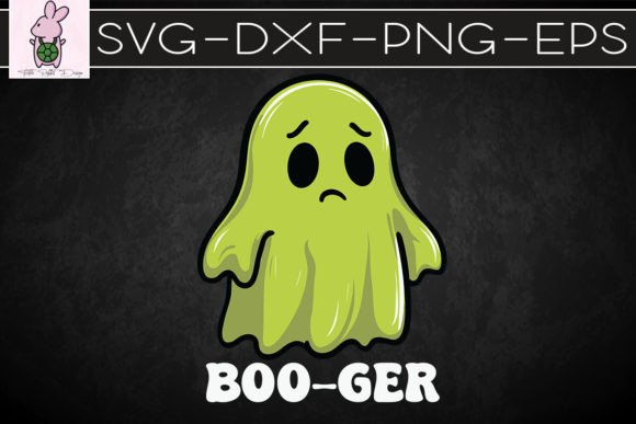 Boo-ger Funny Halloween Booger Ghost SVG: Graphics for Crafts & Fun
