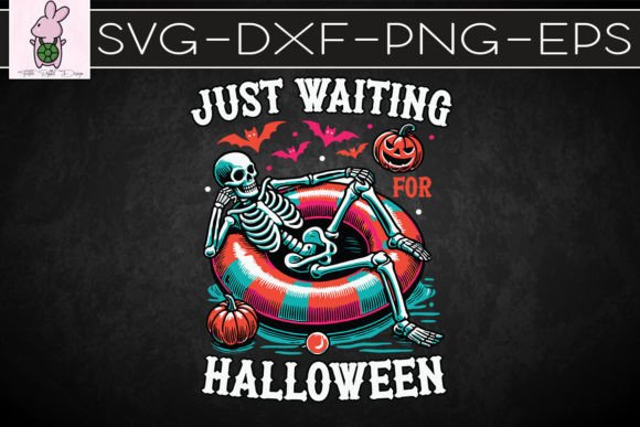 Funny Waiting for Halloween Skeleton SVG: Graphics & Crafts Asset Review