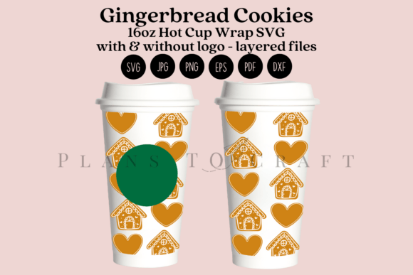 Gingerbread Cookies Graphics for Tumbler Wraps