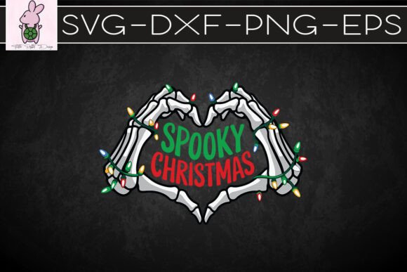 Spooky Christmas Skeleton Hands SVG for Crafts & Graphics