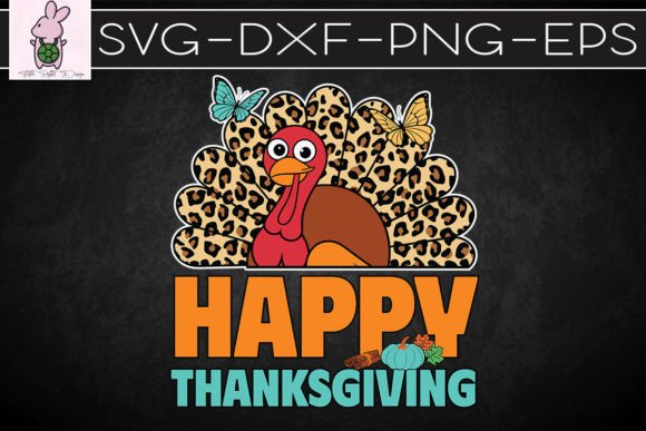 Turkey Happy Thanksgiving SVG: Graphics for Crafts