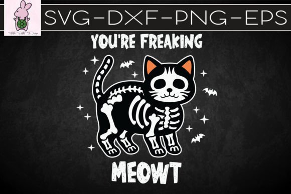 You’re Freaking Meowt Cat Puns SVG: Graphics for Crafts & Local Brands